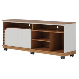 Rack Bancada Ambiente Jurerê 1.5 Freijó Off White Matte – Colibri - 2