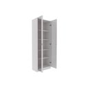 Ver imagem 3 de Armário Multiuso Lavanderia Am-3112 C/ 2 Portas C/ Vidro Branco - Tecno Mobili