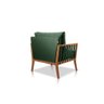 Poltrona Decorativa Sala Estar Safira Veludo Verde 11 Mk - 3