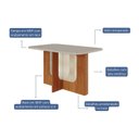 Ver imagem 6 de Sala de Jantar Louise 130cm com 4 Cadeiras Paola Wood