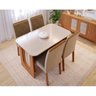 Sala de Jantar Valentina 130cm com 4 Cadeiras Fernanda Wood - 2