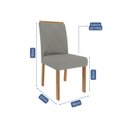 Ver mais imagens de Sala de Jantar Adele 130cm com 4 Cadeiras Fernanda