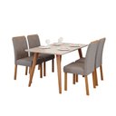 Ver imagem 2 de Sala de Jantar Adele 130cm com 4 Cadeiras Fernanda