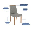 Ver imagem 6 de Sala de Jantar Adele 130cm com 4 Cadeiras Fernanda