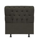 Ver imagem 2 de Cabeceira Estofada Paris 100cm Solteiro Para Cama Box Quarto Linho Marrom - Gat Magazine