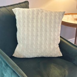 Capa de Almofada Decorativa 45x45 Tricot Bege - 3