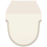 Assento Sanitário Termofixo Hampton Biscuit para Vaso Incepa - 1