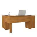 Ver mais imagens de Escrivaninha Mesa Escritório em L Office Nt 2005 2 Gavetas 3 Portas 157cm Freijo Trend