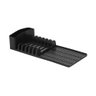 Escorredor de Louça Dasplast Slim em Plástico Preto - 1