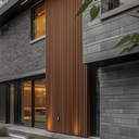 Ver imagem 3 de Painel Ripado para Área Externa Teca em Placas Wpc 290cm X 20cm Rm Decor