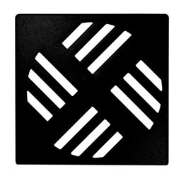 Grelha Quadrada em Alumínio 9,4x9,4cm Astra - 1