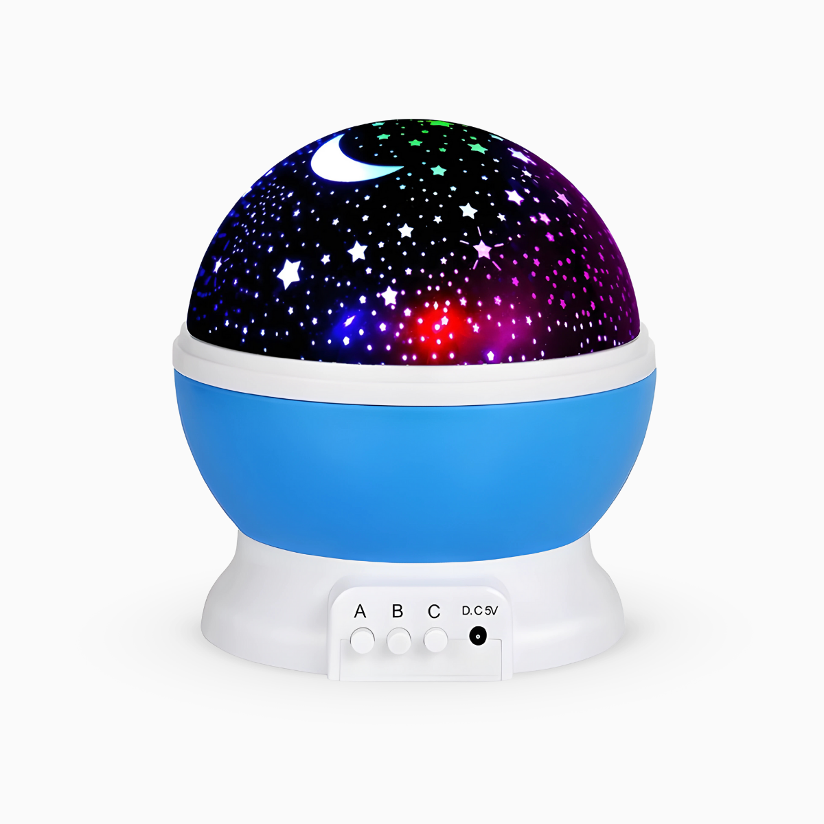 Luminária Projetor Estrelas 360º Abajur Star Master - Azul