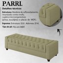Ver imagem 3 de Recamier Calçadeira Bau 140 cm Pes MDF Parri Linho SL 75 Peer