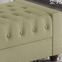 Ver imagem 6 de Recamier Calçadeira Bau 140 cm Pes MDF Parri Linho SL 75 Peer
