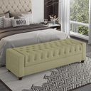 Ver imagem 7 de Recamier Calçadeira Bau 140 cm Pes MDF Parri Linho SL 75 Peer