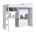 Ver imagem 5 de Quarto Juvenil com Cama Alta 80 Lion e Cama 80 Tókio