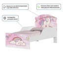 Ver imagem 3 de Mini Cama Infantil 153,2x79cm com Proteção Lateral Personagens K02 - D’Rossi