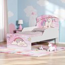 Ver imagem 1 de Mini Cama Infantil 153,2x79cm com Proteção Lateral Personagens K02 - D’Rossi