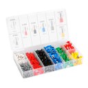 Ver imagem 3 de Kit Terminal Tubular Ilhós Isolante 1200 Unidades 8 Modelos Cobre Estanhado
