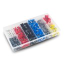 Ver imagem 2 de Kit Terminal Tubular Ilhós Isolante 1200 Unidades 8 Modelos Cobre Estanhado
