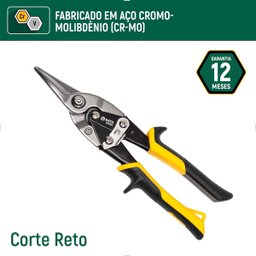 Tesoura Aviação Corte Reto de 10" St93103st Sata - 5