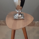 Ver imagem 4 de Mesa de Canto e Apoio Lateral Orgânica Paris Wood Mel