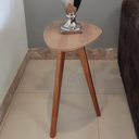 Ver imagem 5 de Mesa de Canto e Apoio Lateral Orgânica Paris Wood Mel