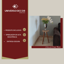 Ver imagem 7 de Mesa de Canto e Apoio Lateral Orgânica Paris Wood Mel