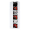 Ver imagem 1 de MÓDULO CLOSET DE CANTO COM PRATELEIRAS A210 X L67 X L47 M358.B MUNDI MOVEIS