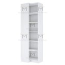Ver imagem 2 de MÓDULO CLOSET DE CANTO COM PRATELEIRAS A210 X L67 X L47 M358.B MUNDI MOVEIS