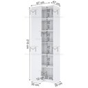 Ver imagem 5 de MÓDULO CLOSET DE CANTO COM PRATELEIRAS A210 X L67 X L47 M358.B MUNDI MOVEIS