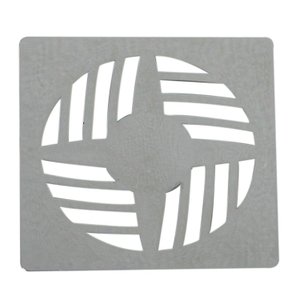 Grelha Quadrada 9,4 X 9,4cm em Abs Cromado