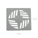Ver imagem 2 de Grelha Quadrada 9,4 x 9,4cm em ABS Cromado Cinza Astra