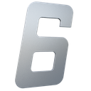 Ver imagem 1 de Numero para Residência 130mm Prata Escovado - Metalmidia 6