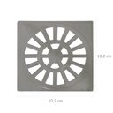 Ver imagem 2 de Grelha Quadrada 10,2 x 10,2cm em ABS Cromado Cinza