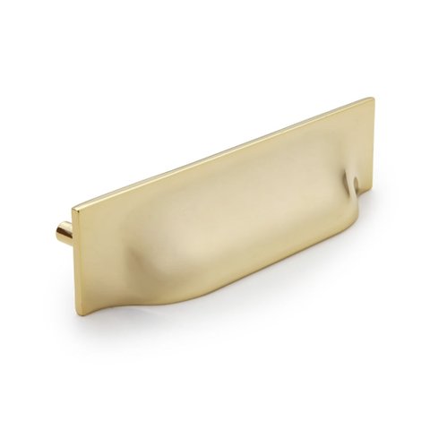Puxador Pipe Simétrico 120mm Dourado Matte Zen Design Zp5780.955