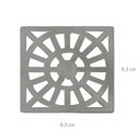 Ver imagem 2 de Grelha Quadrada 9,3 X 9,3cm em Abs Cromada com Canto Vazado