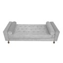 Ver imagem 3 de Recamier Baú Félix Solteiro 140 cm Suede - ADJ Decor - Cinza
