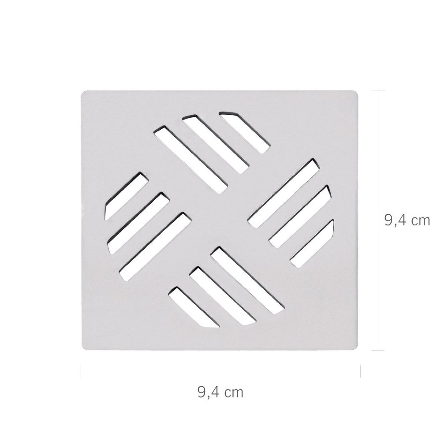 Grelha Quadrada 9,4 X 9,4 Cm em Alumínio Astra - 2