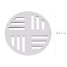 Grelha Redonda com Diâmetro de 9,7cm em Alumínio Astra - 2