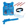 KIT POLICIAL INFANTIL COLETE OCULOS CINTO ESTILO PROFISSIONAL BRINQUEDO MENINO - 3