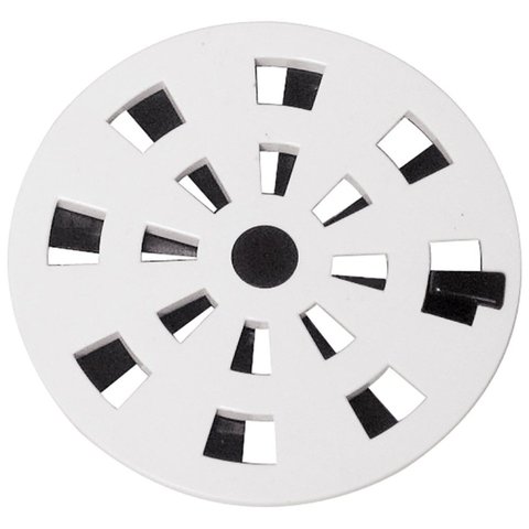 Grelha Redonda com Diâmetro de 9,7cm e Anti-Inseto em PVC Astra Branco