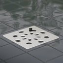 Ver imagem 2 de Grelha Quadrada 9,4 x 9,4cm com Anti-Inseto em PVC Astra Branco
