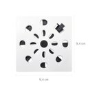 Ver imagem 3 de Grelha Quadrada 9,4 x 9,4cm com Anti-Inseto em PVC Astra Branco
