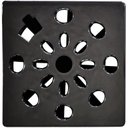 Ver imagem 1 de Grelha Quadrada 9,4 X 9,4cm com Anti-inseto em Abs Cromado Astra