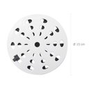 Ver imagem 2 de Grelha Redonda Diâmetro de 15cm com Anti-Inseto em PVC Modelo Ii Astra Branco