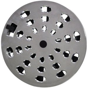 Grelha Redonda com Diâmetro de 15cm em Abs Cromado Modelo Ii Astra