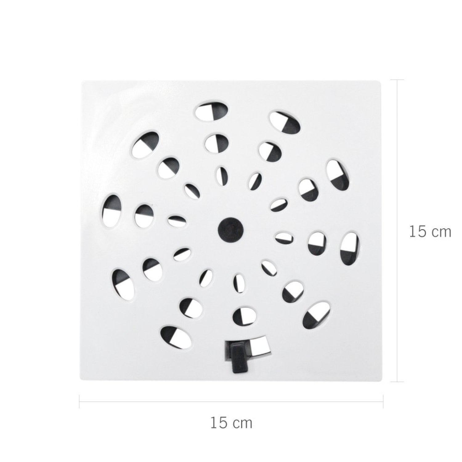 Grelha Quadrada 15x15cm com Anti-inseto em Pvc Astra - 2