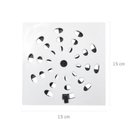 Ver imagem 2 de Grelha Quadrada 15x15cm com Anti-inseto em Pvc Astra