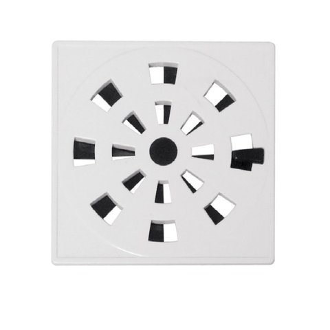 Grelha Quadrada10,2 X 10,2cm com Anti-inseto Pvc Astra